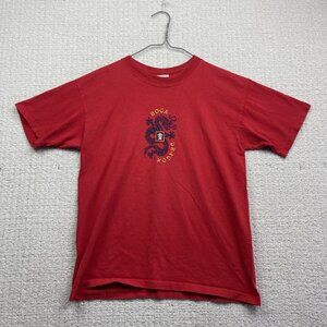 Y2K 2000s  Boca Dragon Shirt Sz 5 Red Snowboarding Skate Tee